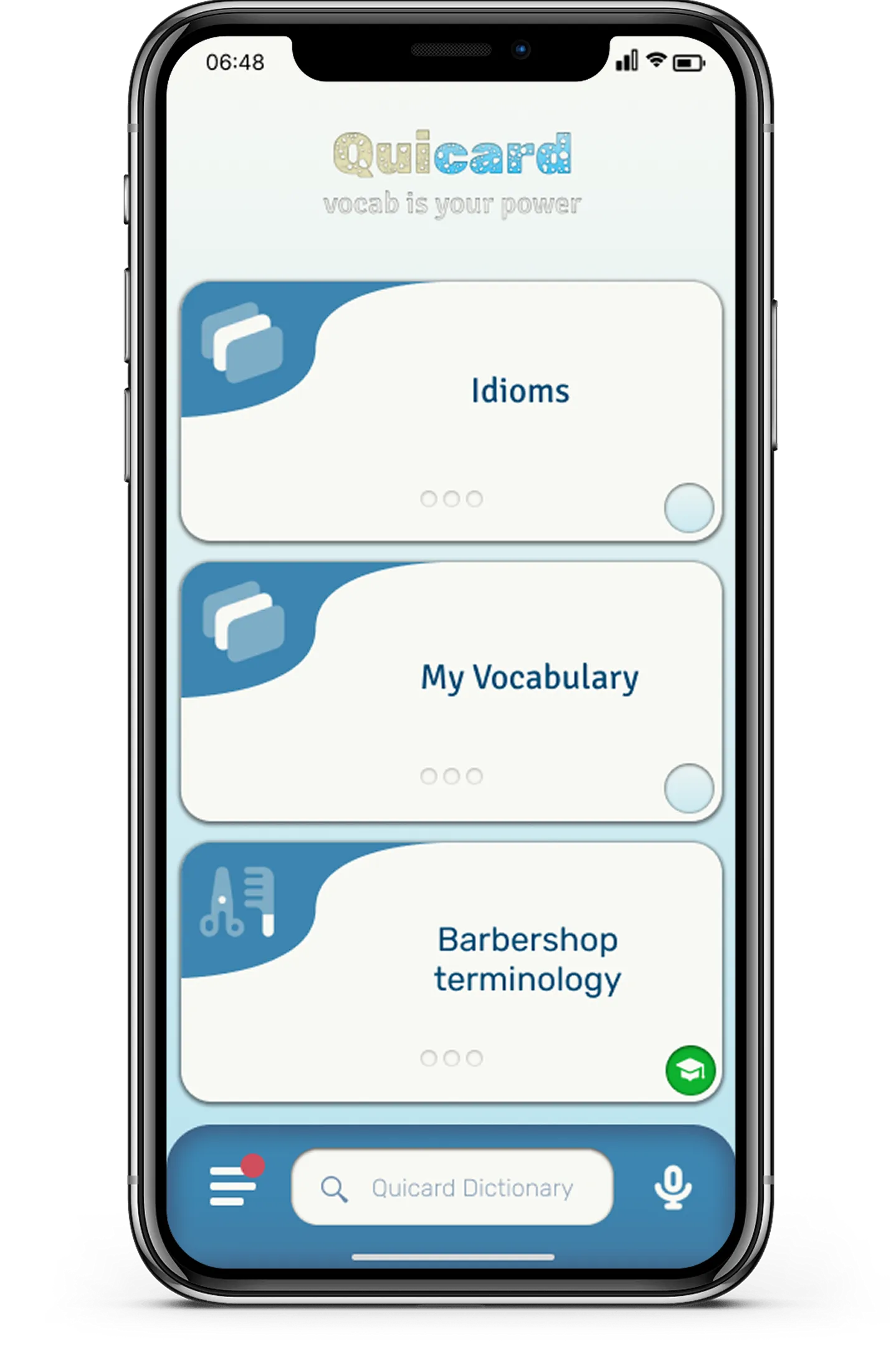 A screenshot of app